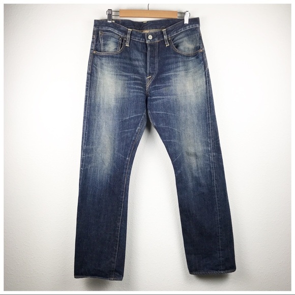 Canton Overalls Japanese Selvedge Denim Jeans Regular Fit‎ 32x30 - Picture 1 of 9